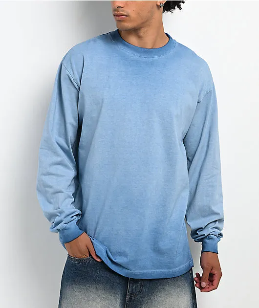 ITA Blue Haze Oil Wash Long Sleeve T-Shirt