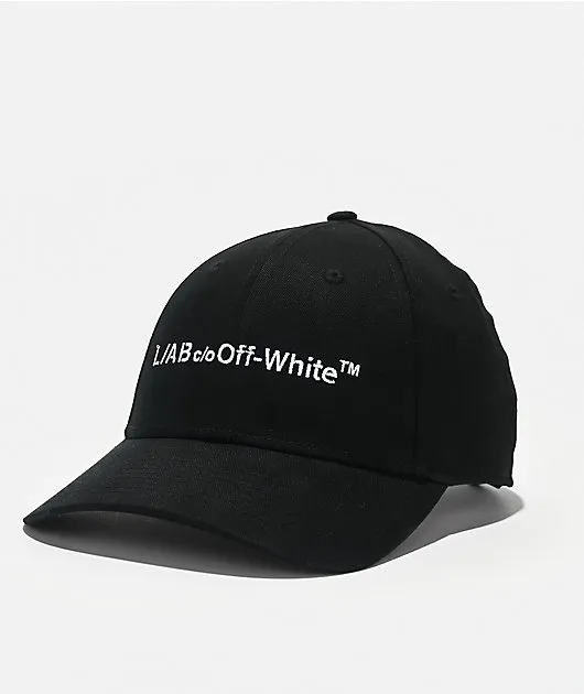 L/AB c/o Off-White™ Black Snapback Hat