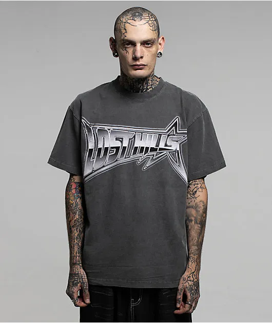 LOSTHILLS Star Black Wash T-Shirt