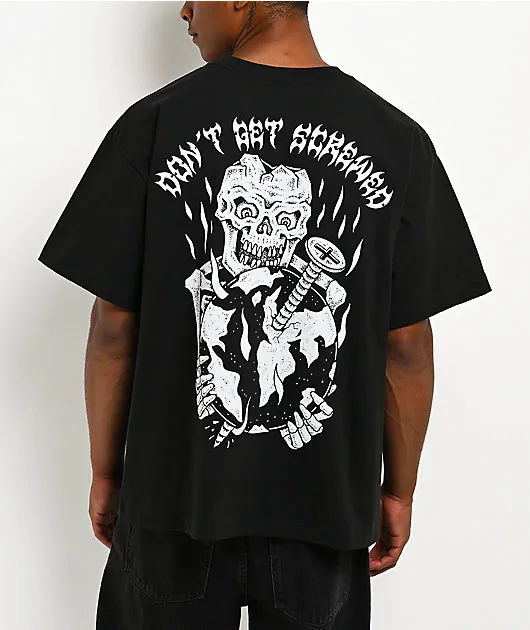 Lurking Class by Sketchy Tank Don't Get Screwed Black T-Shirt