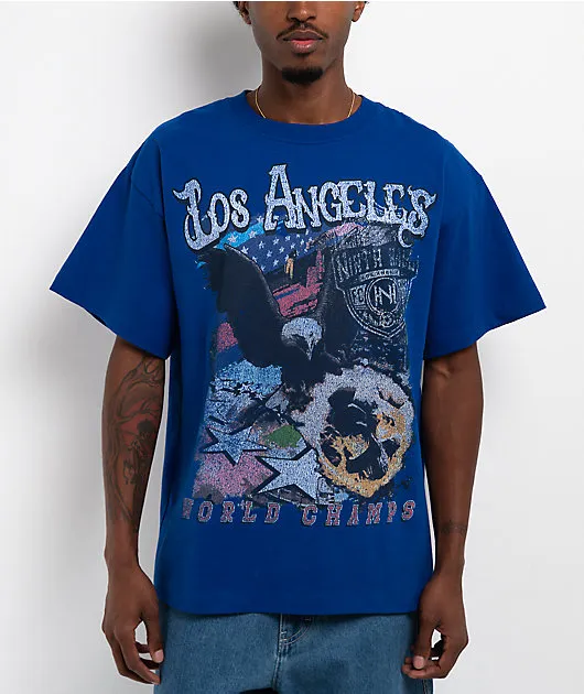 Ninth Hall LA World Champs Royal Blue T-Shirt