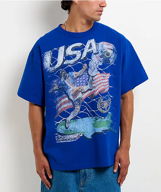 Ninth Hall USA World Soccer Championship Royal Blue T-Shirt