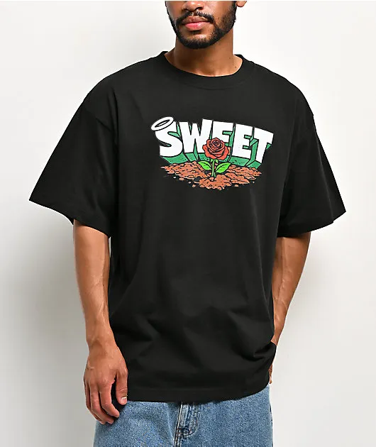 Sweet Enemy Rose Black T-Shirt