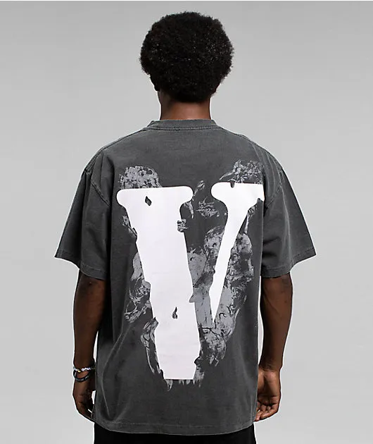 VLONE Smoke Angel Grey Wash T-Shirt