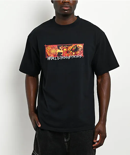 World Industries D&D Black T-Shirt