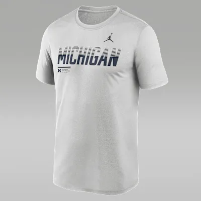 Michigan Sideline Legend Men's Jordan Brand Dri-FIT College T-Shirt