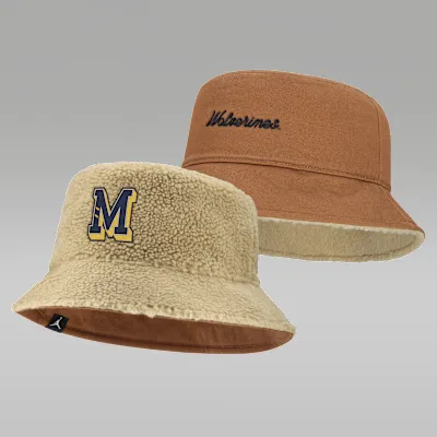 Michigan Campus Prep Script Reversible Men's Jordan Brand College Bucket Hat
