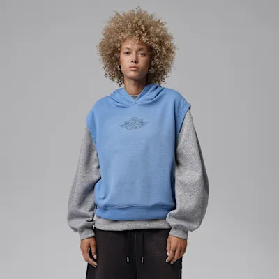 Jordan Flight Fleece Women's French Terry Short-Sleeve Hoodie