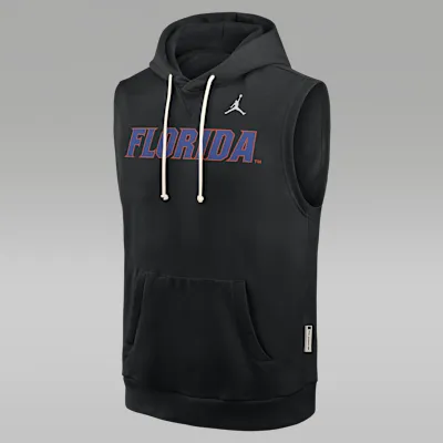 Florida Sideline Men's Jordan Brand Dri-FIT College Sleeveless Pullover Hoodie