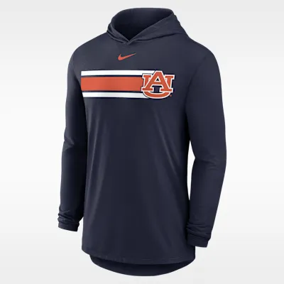 Auburn Primetime Pattern Men's Nike Dri-FIT College Long-Sleeve Hooded T-Shirt
