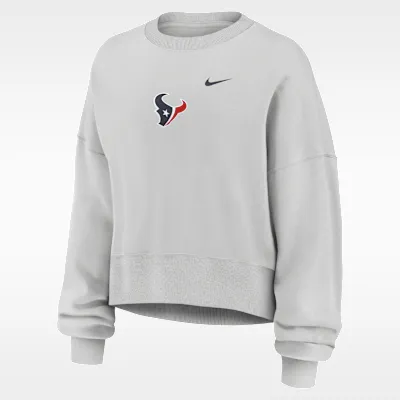 Houston Texans Primetime Phoenix Women's Nike NFL Oversized Pullover Crew