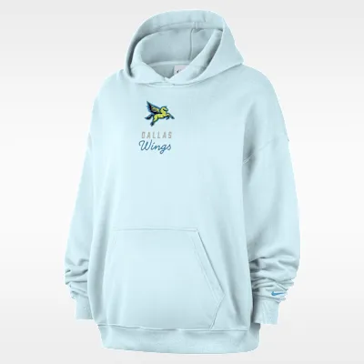 Dallas Wings Women's Nike French Terry Oversized Pullover Hoodie