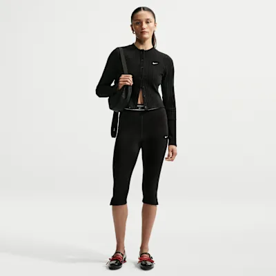 Nike Sportswear Chill Jersey Women's Tight High-Waisted Capri Leggings