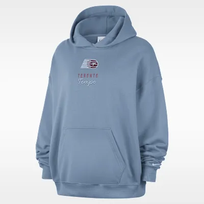 Toronto Tempo Women's Nike WNBA French Terry Oversized Pullover Hoodie