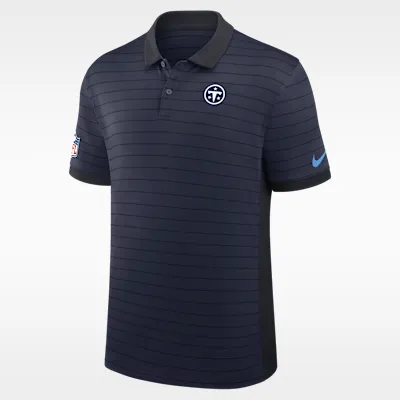 Tennessee Titans Rivalries Collection Sideline Victory Striped Men's Nike Dri-FIT NFL Polo