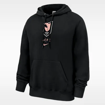 Angel City FC Club Fleece Men's Nike NWSL Pullover Hoodie