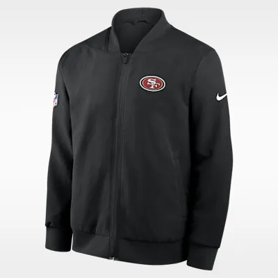 San Francisco 49ers Sideline Men's Nike NFL Full-Zip Bomber Jacket