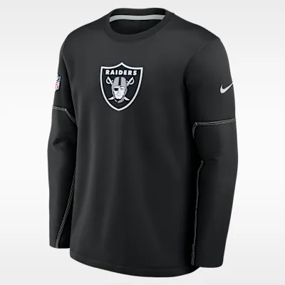 Las Vegas Raiders Sideline Coaches Men's Nike Therma-FIT NFL Long-Sleeve T-Shirt