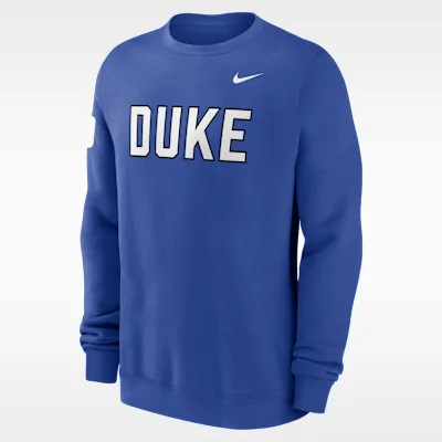 Duke Sideline Club Men's Nike College Pullover Crew