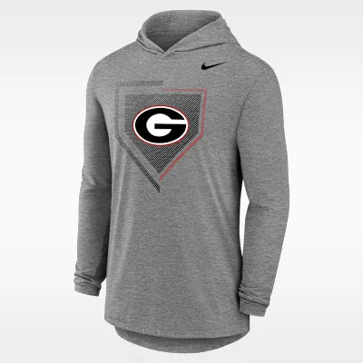 Nike College (Georgia Bulldogs) Men's Long-Sleeve Hooded Baseball T-Shirt
