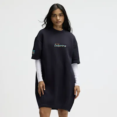 Miami Dolphins Rivalries Collection Oversized Tech Fleece Women's Nike NFL Dress
