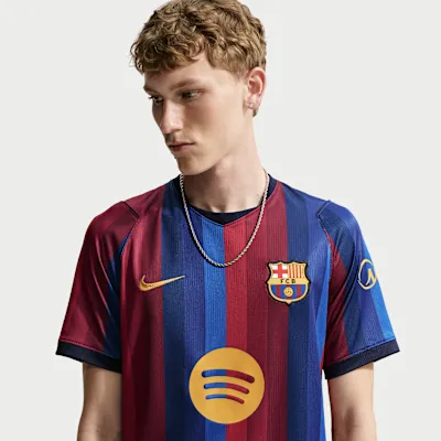 FC Barcelona 2026/27 Stadium Home Men's Nike Dri-FIT Soccer Replica Jersey