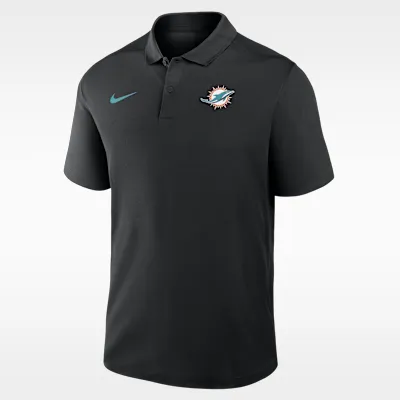 Miami Dolphins Logo Victory Men's Nike Dri-FIT NFL Polo