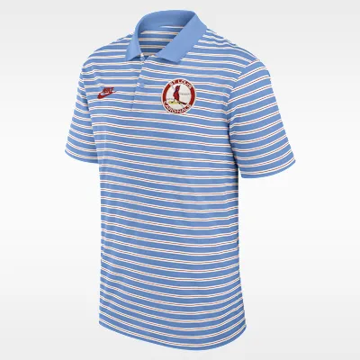 St. Louis Cardinals Cooperstown Striped Victory Men's Nike Dri-FIT MLB Polo